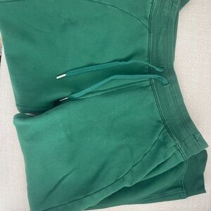 Green scuba sweatpants